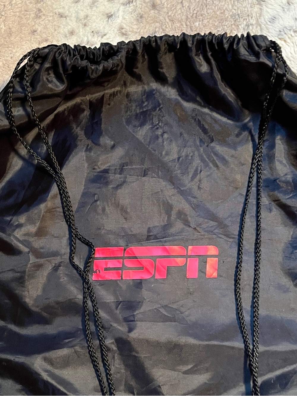 ESPN Black Drawstring Jacket/Bag - Black - Picture 3 of 3